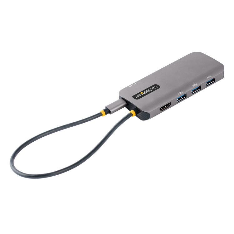 STARTECH .com laptop dock/port replicator Wired USB 3.2 Gen 1 (3.1 Gen 1) Type-C Grey (127B-USBC-MULTIPORT) - Cartouches Certifiees
