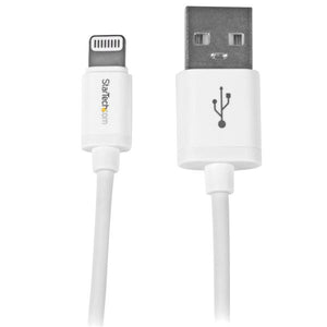 STARTECH .com lightning cable 1 m White (USBLT1MW) - Cartouches Certifiees