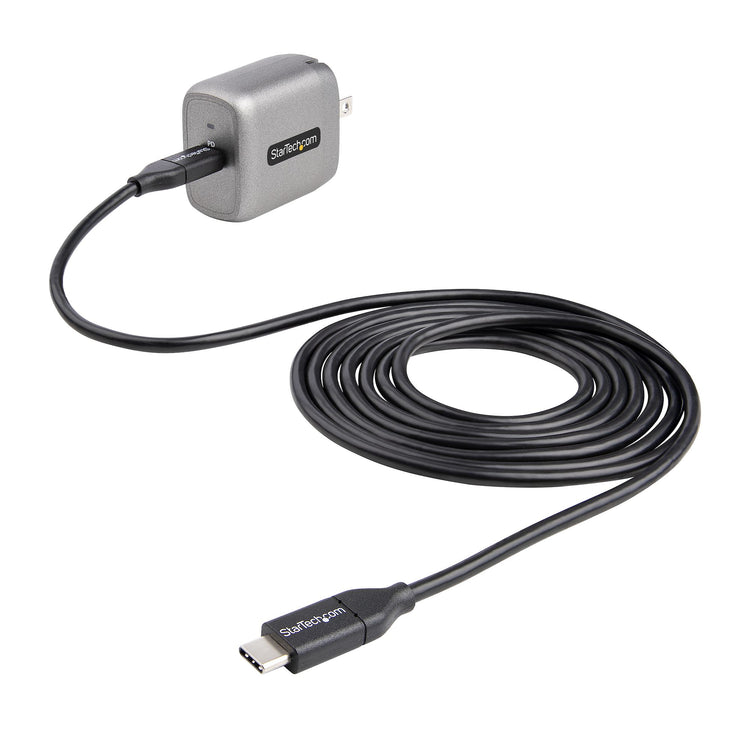 STARTECH .com mobile device charger Laptop, Smartphone, Tablet Black, Grey AC Fast charging Indoor (WCH1C30) - Cartouches Certifiees