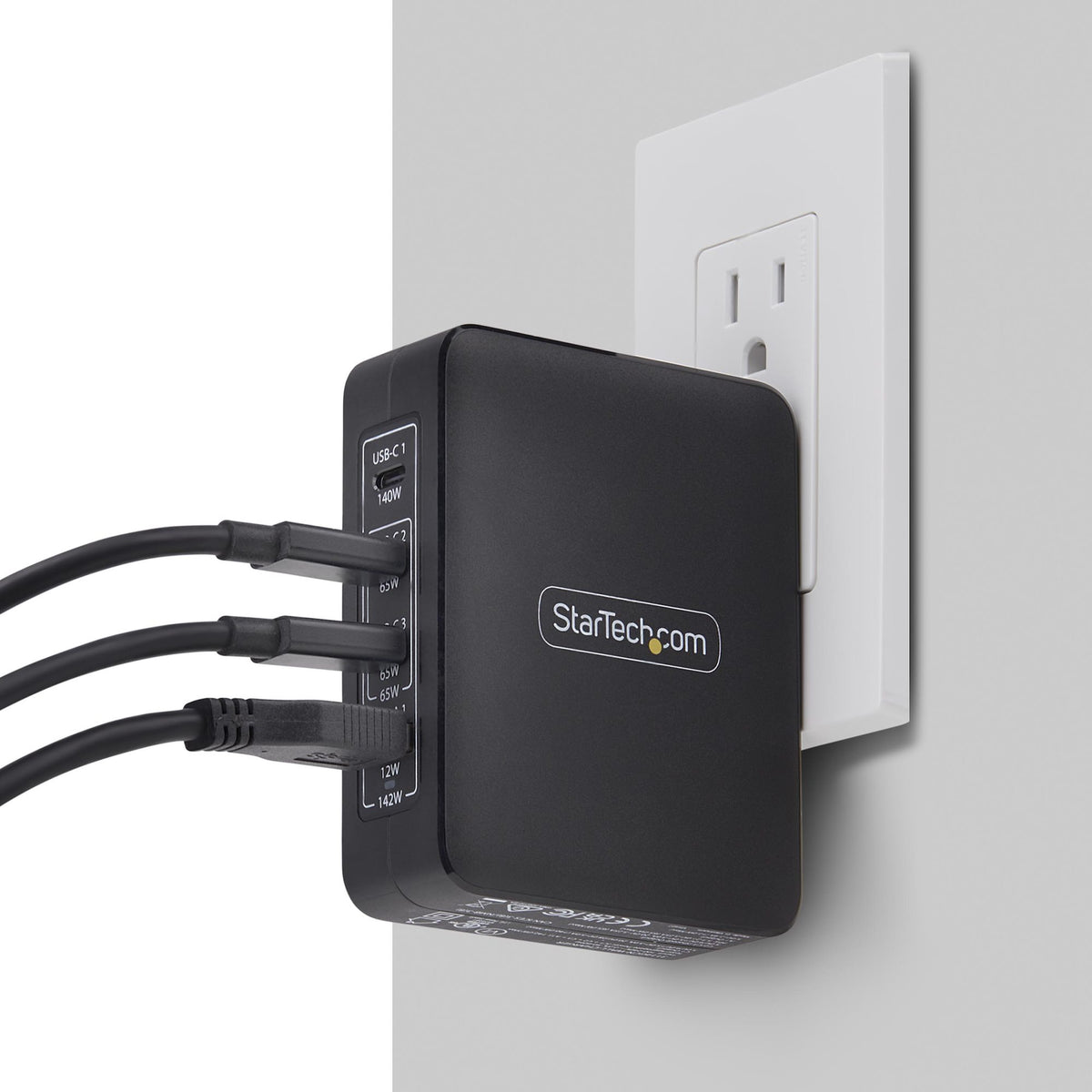 STARTECH .com mobile device charger Universal Black AC Fast charging Indoor (3114GCN-WALL-CHARGER) - Cartouches Certifiees
