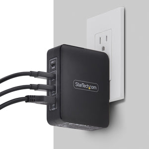 STARTECH .com mobile device charger Universal Black AC Fast charging Indoor (3114GCN-WALL-CHARGER) - Cartouches Certifiees