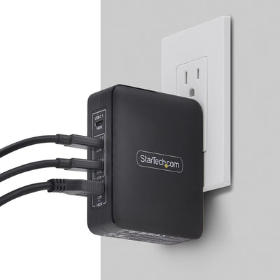 STARTECH .com mobile device charger Universal Black AC Fast charging Indoor (3114GCU-WALL-CHARGER) - Cartouches Certifiees