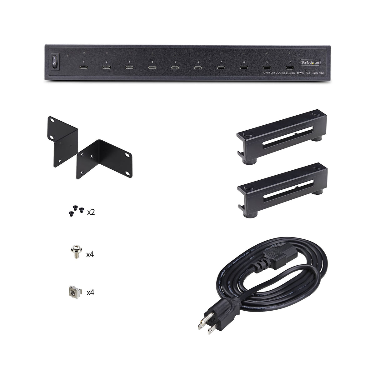 STARTECH .com mobile device charger Universal Black AC Indoor (10N-CHARGING-STATION) - Cartouches Certifiees