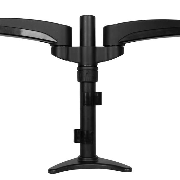 STARTECH .com monitor mount / stand 61 cm (24") Desk Black (ARMDUAL) - Cartouches Certifiees