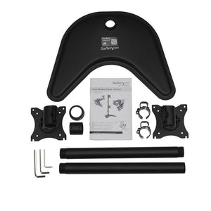 STARTECH .com monitor mount / stand 68,6 cm (27") Desk Black (ARMBARDUOV) - Cartouches Certifiees