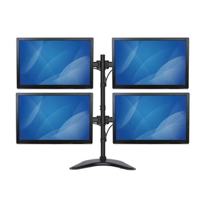 STARTECH .com monitor mount / stand 68,6 cm (27") Desk Black (ARMBARQUAD) - Cartouches Certifiees