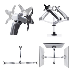 STARTECH .com monitor mount / stand 76,2 cm (30") Desk Black, Silver (1MP1ACG-MONITOR-ARM) - Cartouches Certifiees