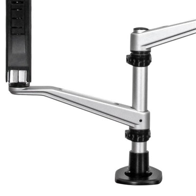STARTECH .com monitor mount / stand 76,2 cm (30") Desk Black, Silver (ARMDUAL30) - Cartouches Certifiees
