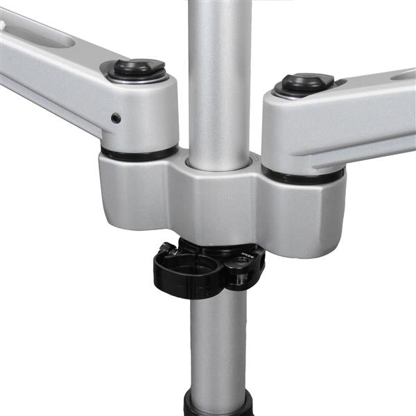 STARTECH .com monitor mount / stand 76,2 cm (30") Desk Black, Silver (ARMDUAL30) - Cartouches Certifiees