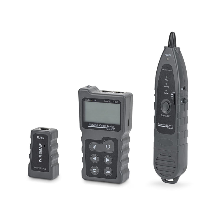 STARTECH .com network cable tester UTP/STP cable tester Grey (LANTESTPRO2) - Cartouches Certifiees