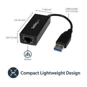 STARTECH .com network card Ethernet 5000 Mbit/s (USB31000S) - Cartouches Certifiees