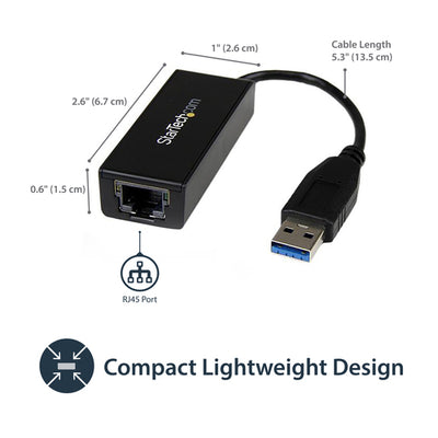 STARTECH .com network card Ethernet 5000 Mbit/s (USB31000S) - Cartouches Certifiees