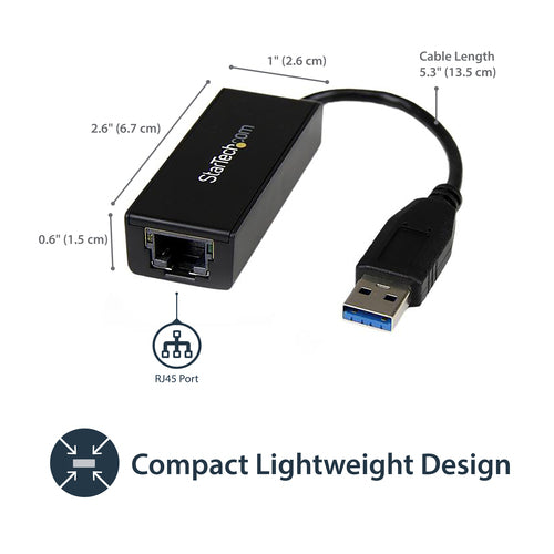 STARTECH .com network card Ethernet 5000 Mbit/s (USB31000S) - Cartouches Certifiees