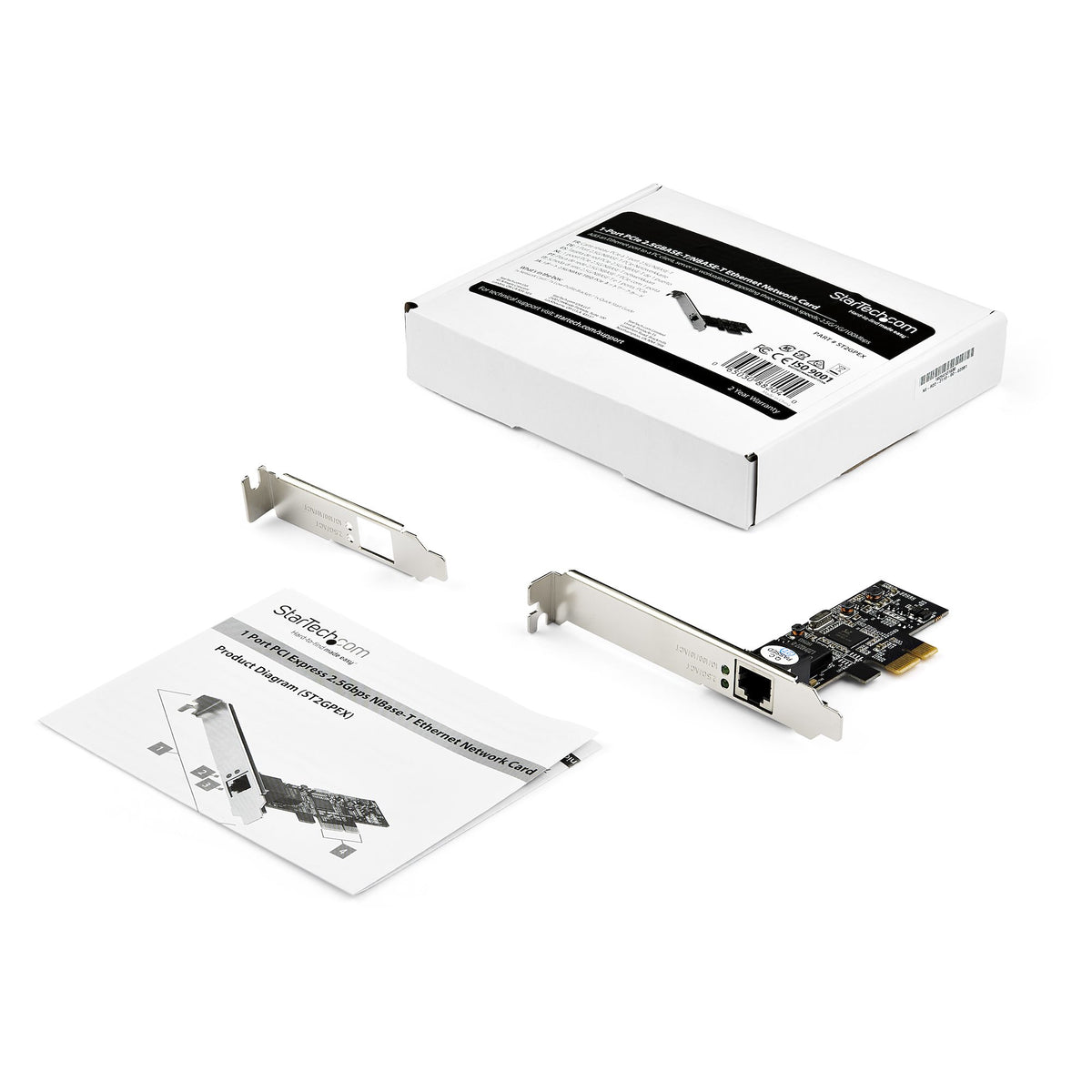 STARTECH .com network card Internal Ethernet 2500 Mbit/s (ST2GPEX) - Cartouches Certifiees