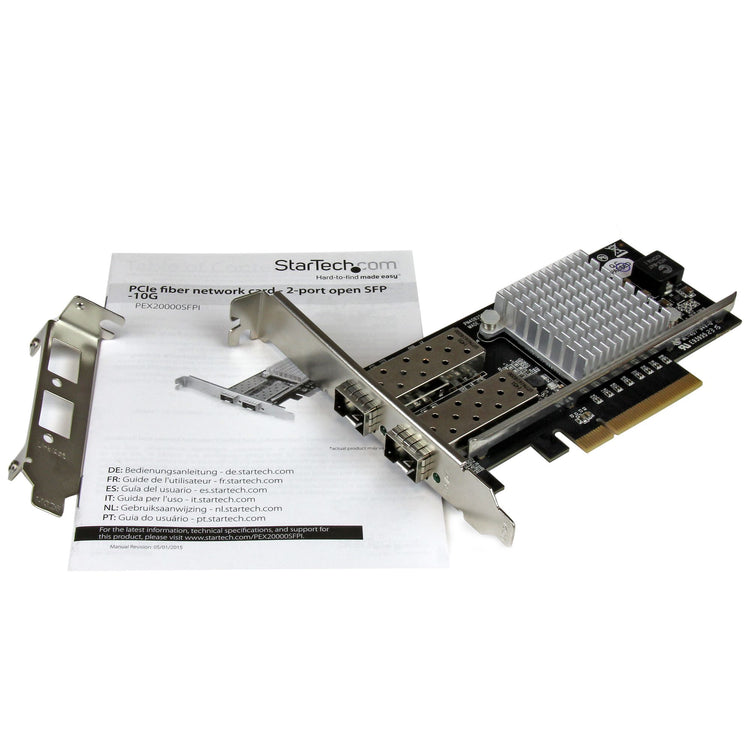 STARTECH .com network card Internal Fiber 20000 Mbit/s (PEX20000SFPI) - Cartouches Certifiees