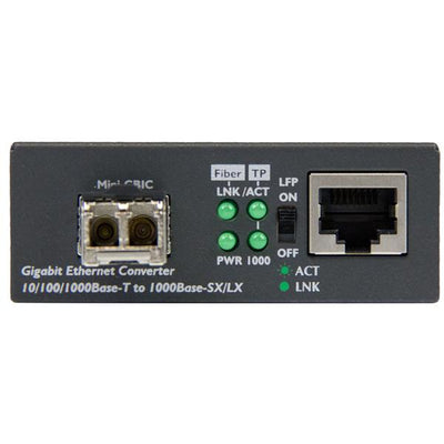 STARTECH .com network media converter 1000 Mbit/s 850 nm Multi-mode Black (MCM1110MMLC) - Cartouches Certifiees