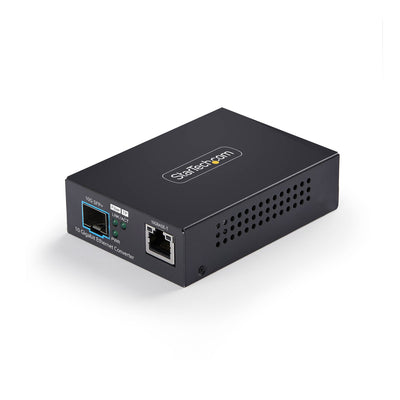 STARTECH .com network media converter 10000 Mbit/s Multi-mode, Single-mode Black (MCM10GSFP2) - Cartouches Certifiees