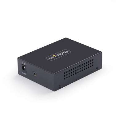 STARTECH .com network media converter 10000 Mbit/s Multi-mode, Single-mode Black (MCM10GSFP2) - Cartouches Certifiees