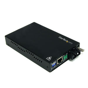 STARTECH .com network media converter 200 Mbit/s 1310 nm Multi-mode Black (ET90110SC2) - Cartouches Certifiees