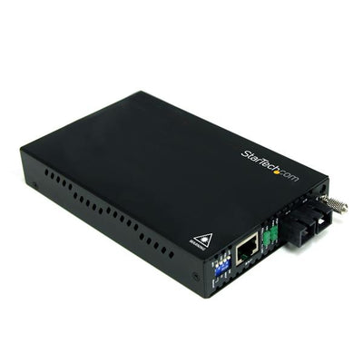 STARTECH .com network media converter 200 Mbit/s 1310 nm Multi-mode Black (ET90110SC2) - Cartouches Certifiees