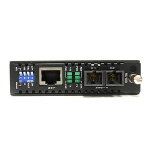 STARTECH .com network media converter 200 Mbit/s 1310 nm Multi-mode Black (ET90110SC2) - Cartouches Certifiees