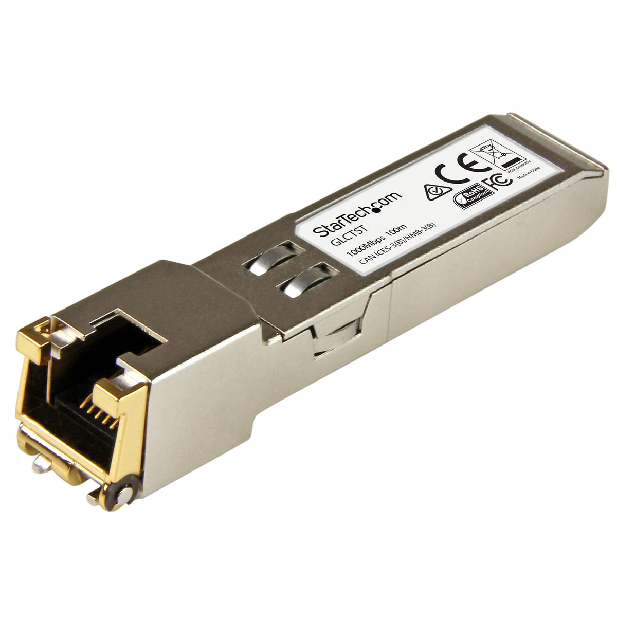 STARTECH .com network transceiver module Copper 1000 Mbit/s SFP (GLCT10PKST) - Cartouches Certifiees