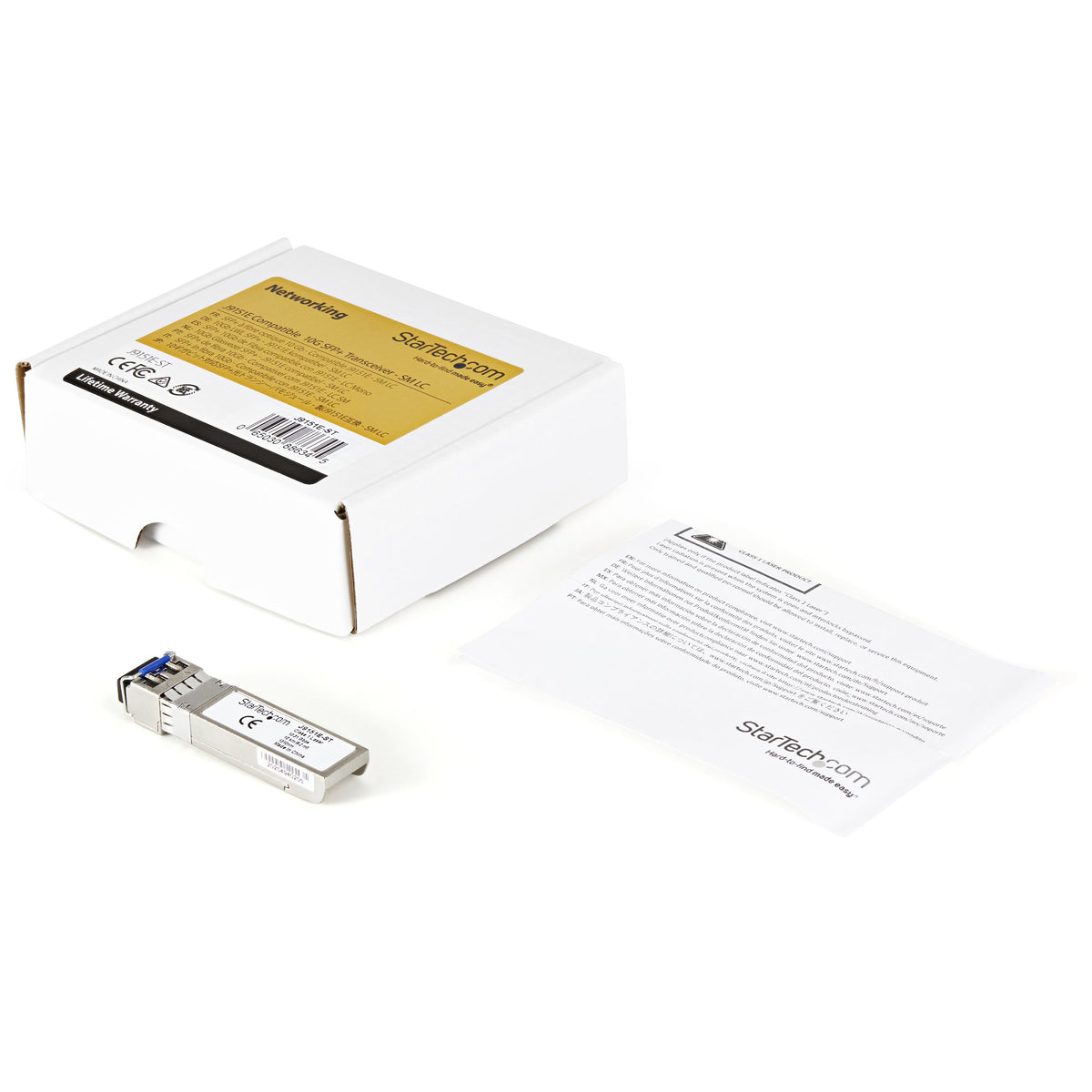 STARTECH .com network transceiver module Fiber optic 10000 Mbit/s SFP+ 1310 nm (J9151E-ST) - Cartouches Certifiees