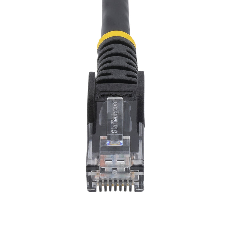 STARTECH .com networking cable Black 0,15 m Cat6 U/UTP (UTP) Round (N6LPATCH6INBK) - Cartouches Certifiees