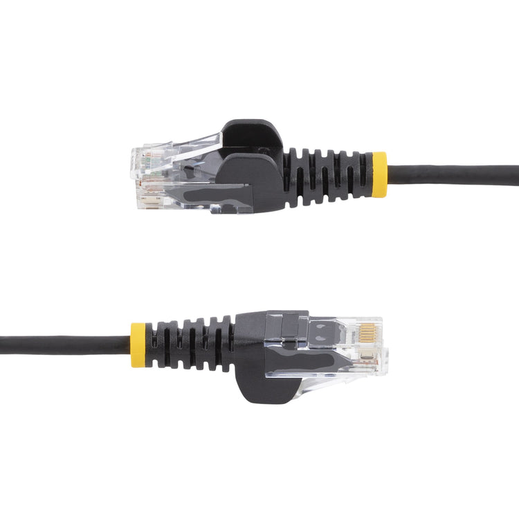 STARTECH .com networking cable Black 0,2 m Cat6 U/UTP (UTP) (N6PAT6INBKS) - Cartouches Certifiees