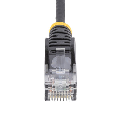 STARTECH .com networking cable Black 0,2 m Cat6 U/UTP (UTP) (N6PAT6INBKS) - Cartouches Certifiees