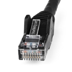 STARTECH .com networking cable Black 0,9 m Cat6 U/UTP (UTP) Round (N6LPATCH3BK) - Cartouches Certifiees