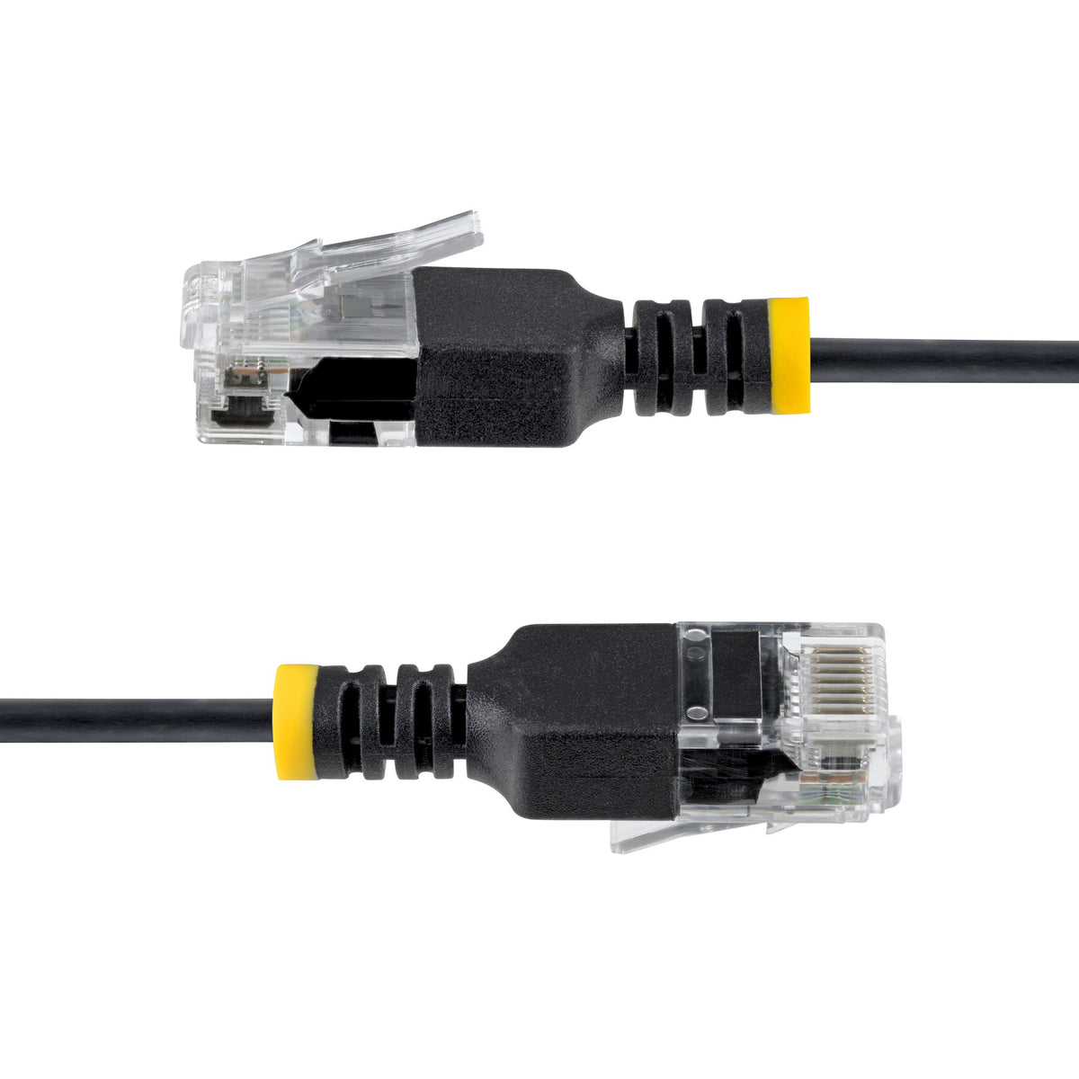STARTECH .com networking cable Black 1,5 m Cat6a U/UTP (UTP) Round (N6APATUTP34BKS-5FT) - Cartouches Certifiees