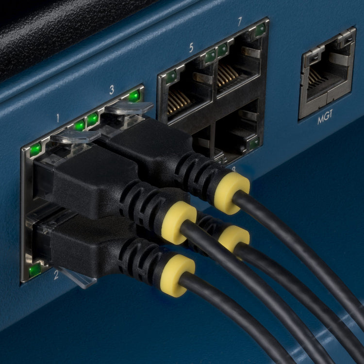 STARTECH .com networking cable Black 1,5 m Cat6a U/UTP (UTP) Round (N6APATUTP34BKS-5FT) - Cartouches Certifiees