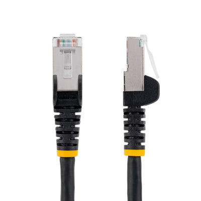 STARTECH .com networking cable Black 1,5 m S/FTP (S-STP) Round (NLBK-5F-CAT6A-PATCH) - Cartouches Certifiees