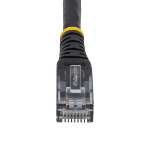 STARTECH .com networking cable Black 15,24 m Cat6 U/UTP (UTP) (C6PATCH50BK) - Cartouches Certifiees
