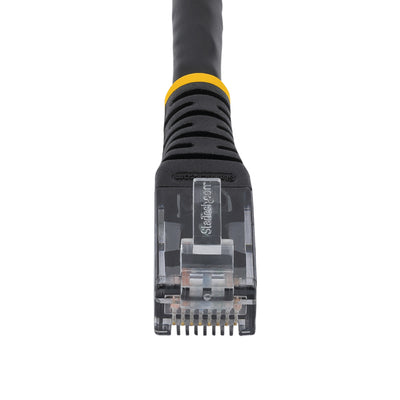 STARTECH .com networking cable Black 15,24 m Cat6 U/UTP (UTP) (C6PATCH50BK) - Cartouches Certifiees