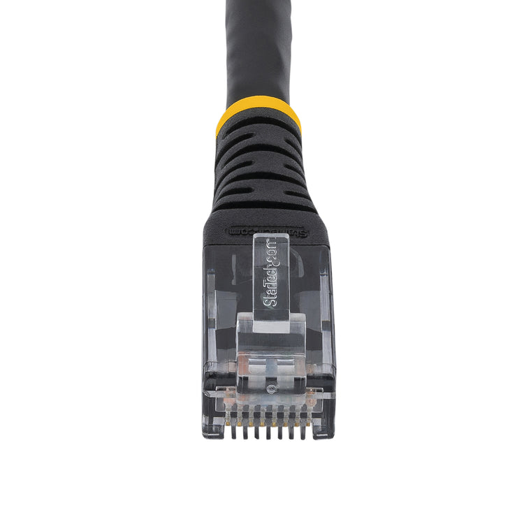 STARTECH .com networking cable Black 15,24 m Cat6 U/UTP (UTP) (C6PATCH50BK) - Cartouches Certifiees