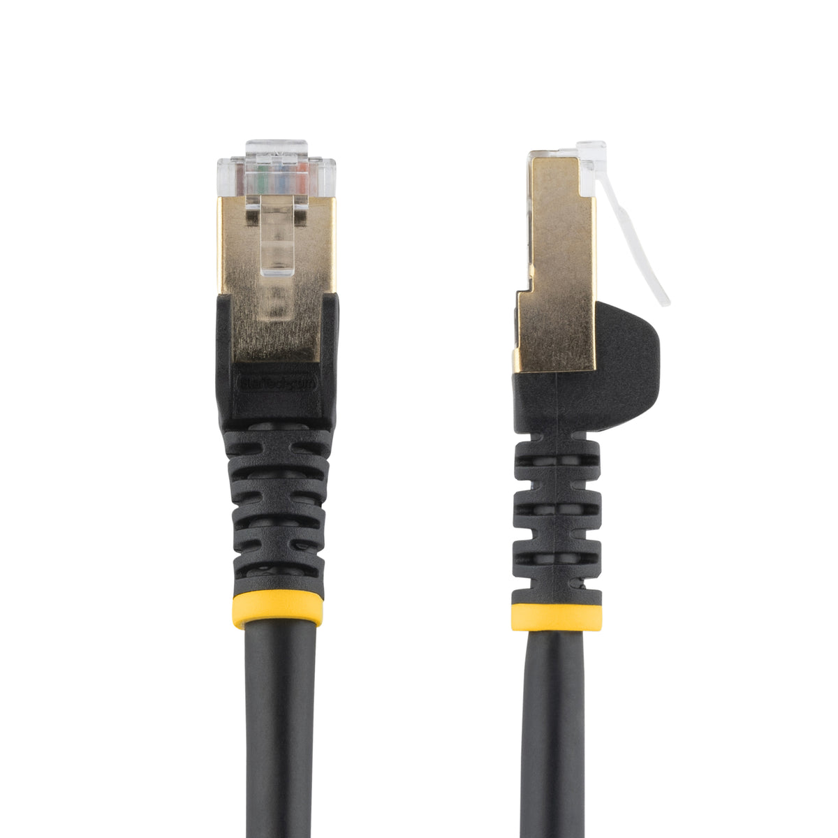 STARTECH .com networking cable Black 2,7 m Cat6a (C6ASPAT9BK) - Cartouches Certifiees