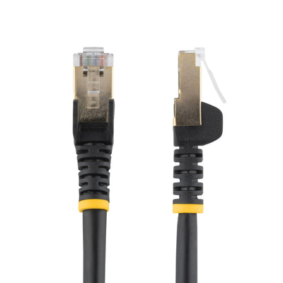 STARTECH .com networking cable Black 2,7 m Cat6a (C6ASPAT9BK) - Cartouches Certifiees