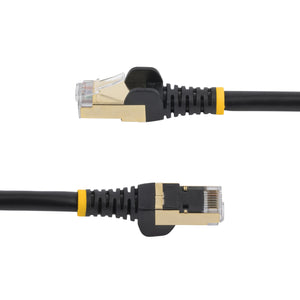 STARTECH .com networking cable Black 2,7 m Cat6a (C6ASPAT9BK) - Cartouches Certifiees