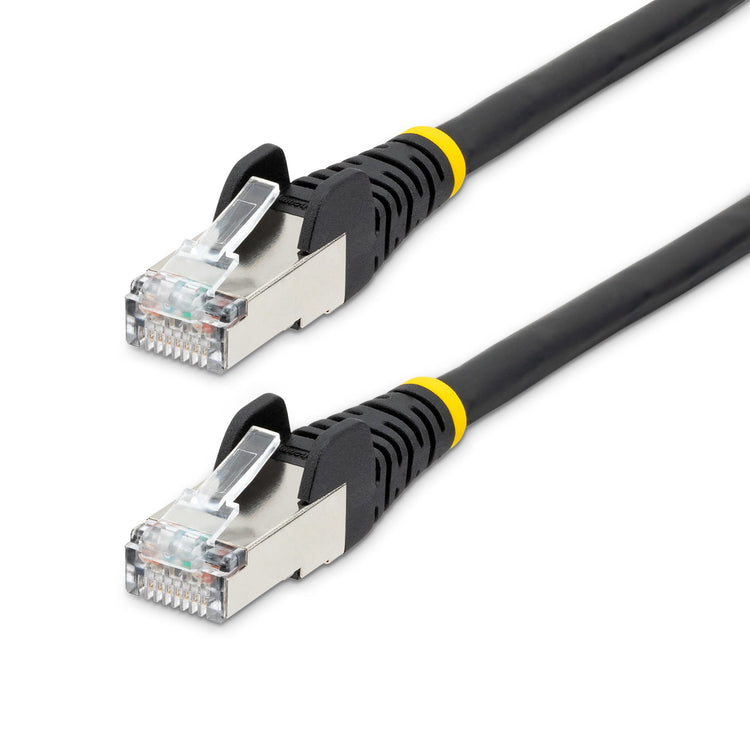 STARTECH .com networking cable Black 3 m S/FTP (S-STP) Round (NLBK-10F-CAT6A-PATCH) - Cartouches Certifiees