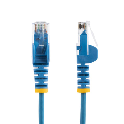STARTECH .com networking cable Blue 0,2 m Cat6 U/UTP (UTP) (N6PAT6INBLS) - Cartouches Certifiees