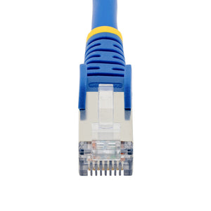 STARTECH .com networking cable Blue 0,305 m S/FTP (S-STP) Round (NLBL-1F-CAT6A-PATCH) - Cartouches Certifiees