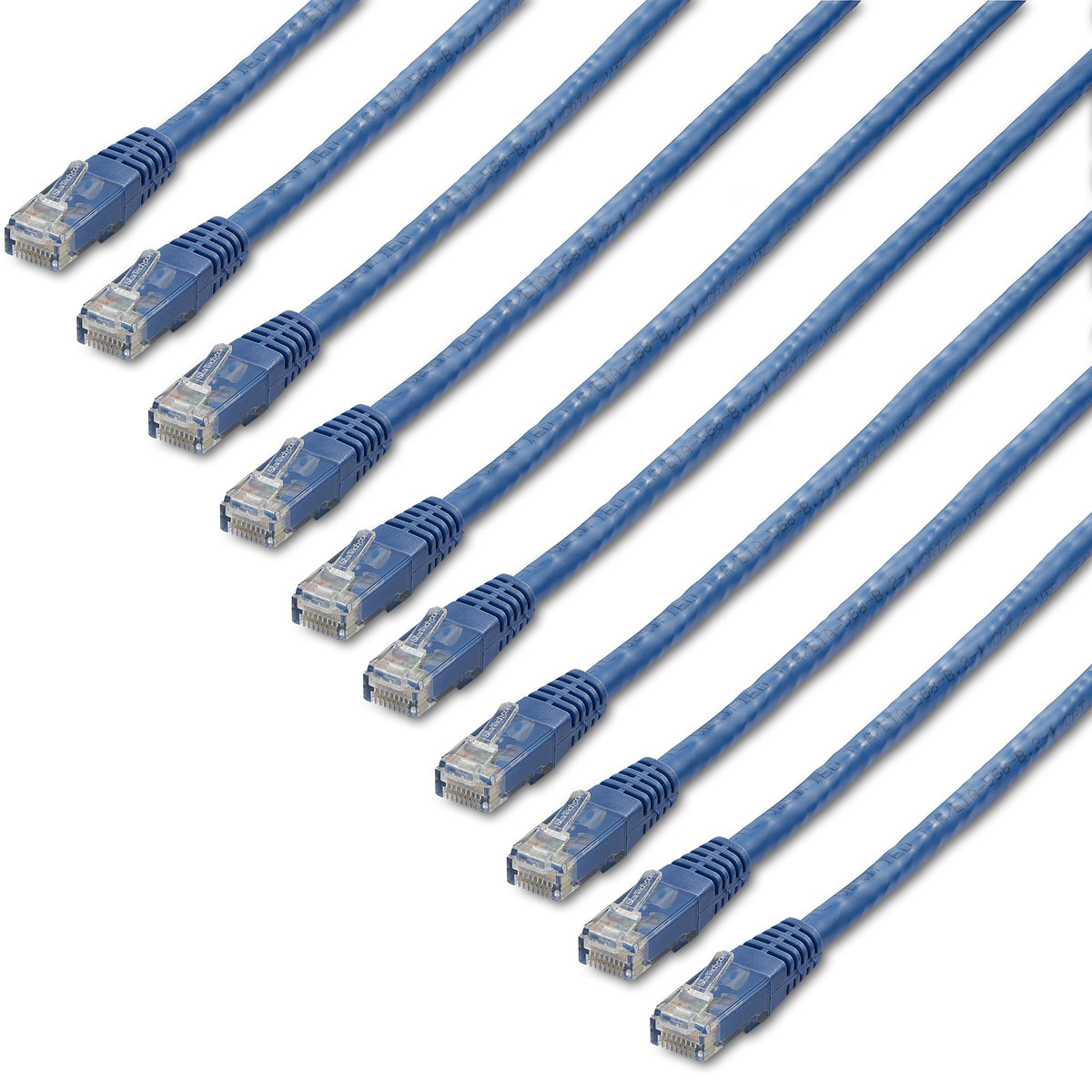 STARTECH .com networking cable Blue 1,82 m Cat6 U/UTP (UTP) (C6PATCH6BL10PK) - Cartouches Certifiees