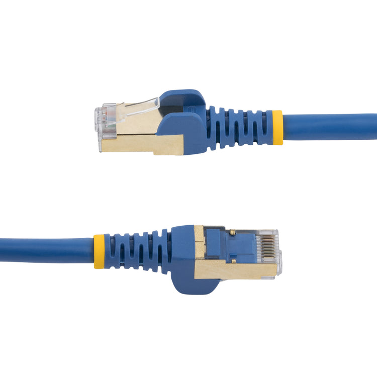 STARTECH .com networking cable Blue 2,4 m Cat6a (C6ASPAT8BL) - Cartouches Certifiees
