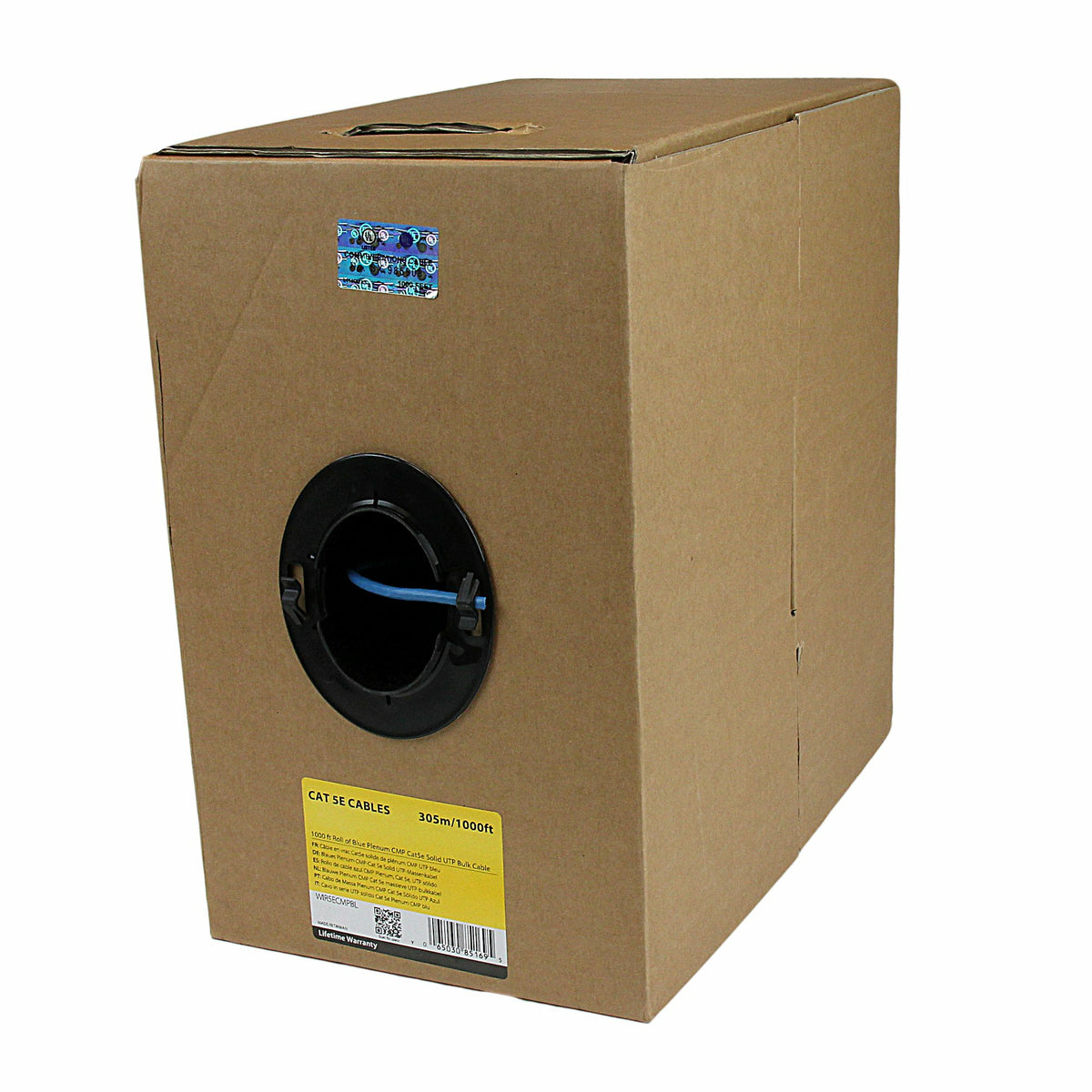 STARTECH .com networking cable Blue 304,9 m Cat5e U/UTP (UTP) (WIR5ECMPBL) - Cartouches Certifiees