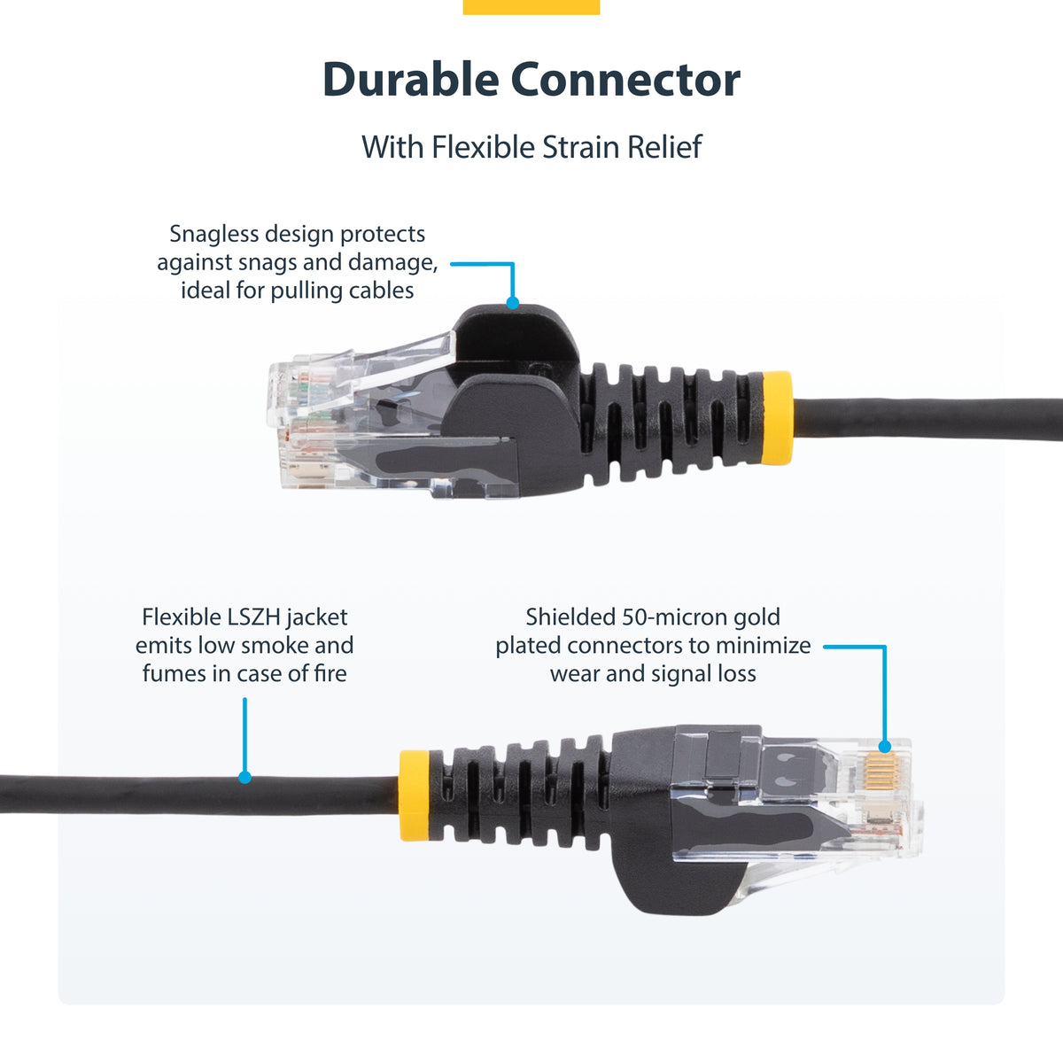 STARTECH .com networking cable Blue 6,1 m Cat6 U/UTP (UTP) Round (N6PAT20BLS) - Cartouches Certifiees