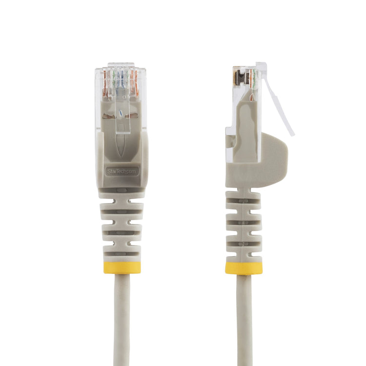 STARTECH .com networking cable Grey 0,2 m Cat6 U/UTP (UTP) (N6PAT6INGRS10PK) - Cartouches Certifiees