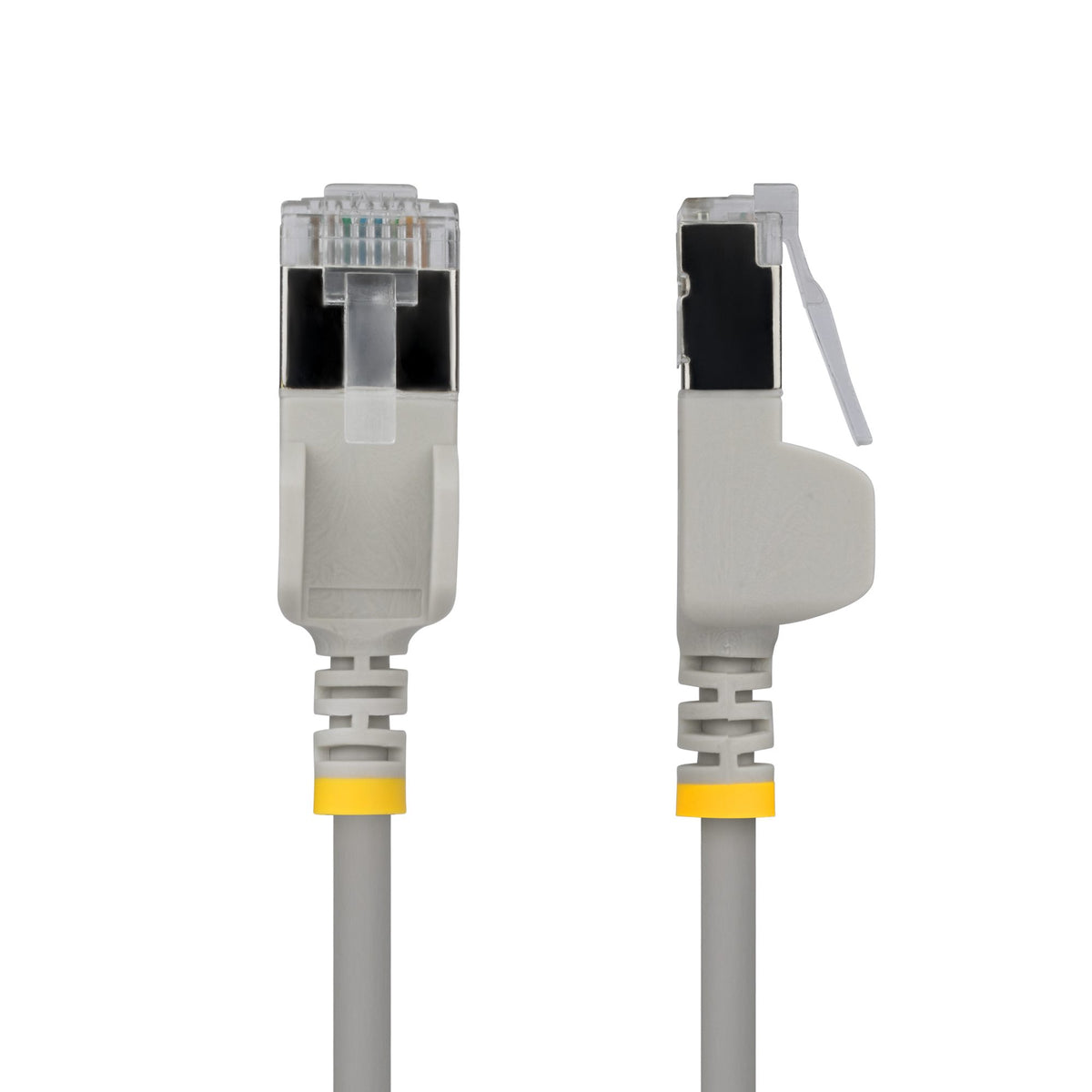 STARTECH .com networking cable Grey 0,305 m Cat6a U/FTP (STP) Round (N6APATSTP34GRS-1FT) - Cartouches Certifiees