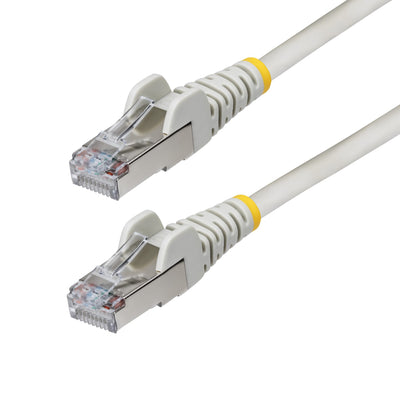 STARTECH .com networking cable Grey 15,2 m S/FTP (S-STP) Round (NLGR-50F-CAT6A-PATCH) - Cartouches Certifiees